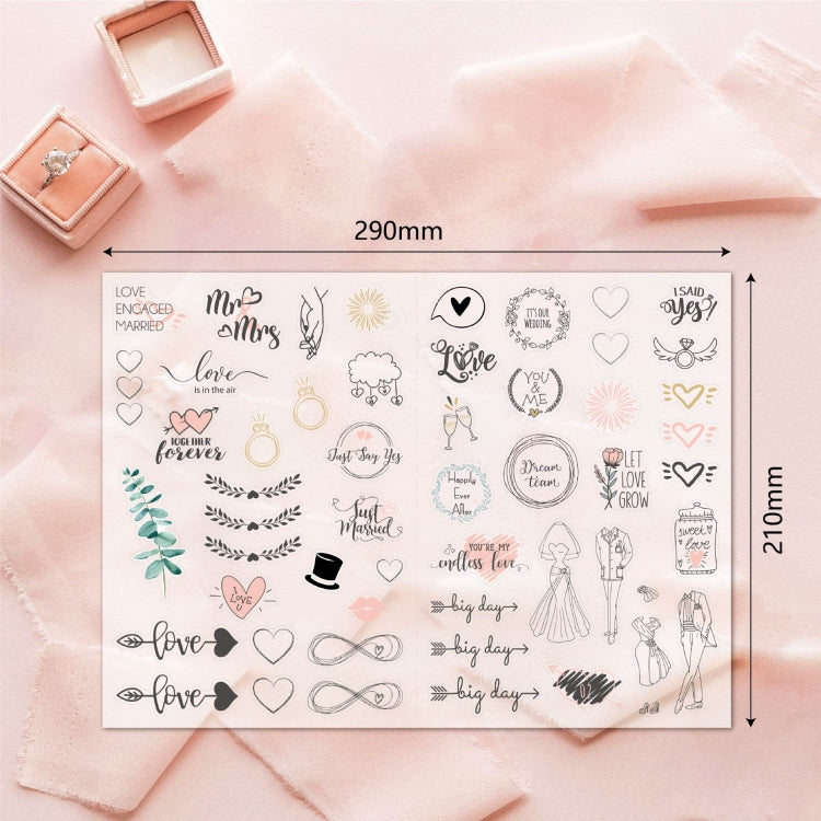 230 PCS Wedding Planning Stickers Engagement Planning Sticker Pack My Store