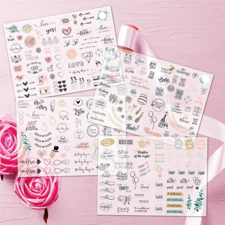 230 PCS Wedding Planning Stickers Engagement Planning Sticker Pack My Store