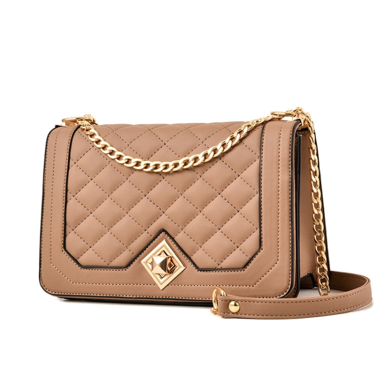 6382 One-shoulder Diagonal Rhombus Chain Bag My Store