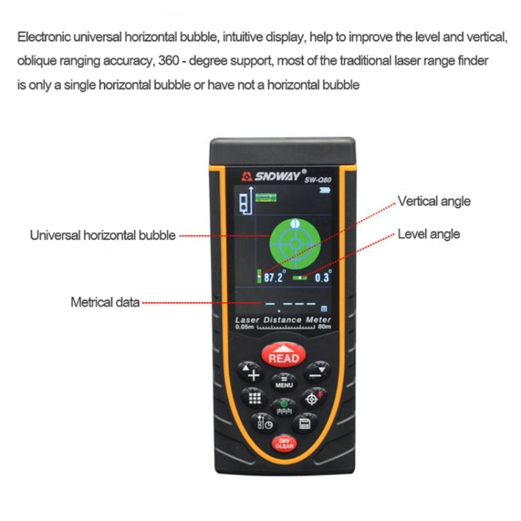 SNDWAY Outdoor Camera Laser Rangefinder, Style: