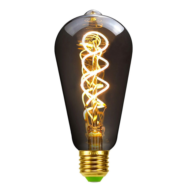 Electroplating Smoke Grey Warm Light LED Bulb Retro Lamp My Store