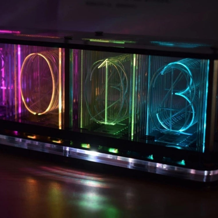 RGB Full Color Digital Clock DIY Ornament My Store