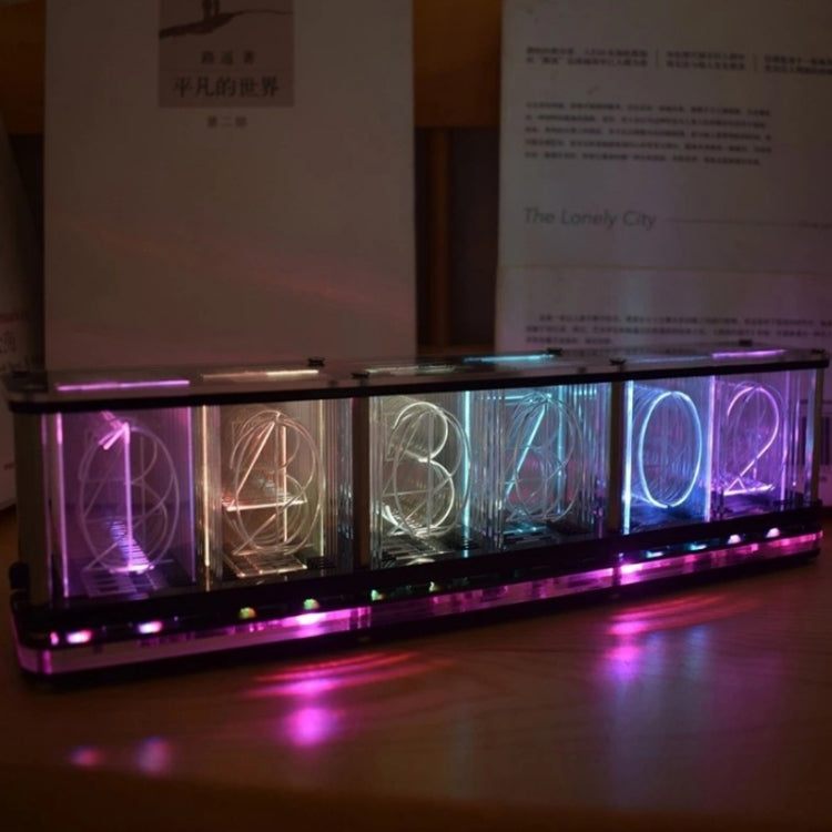 RGB Full Color Digital Clock DIY Ornament