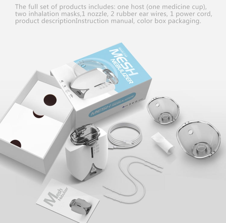 Hands-free Wearable Micro-mesh Nebulizer for Adults and Children ,Style: Reluova