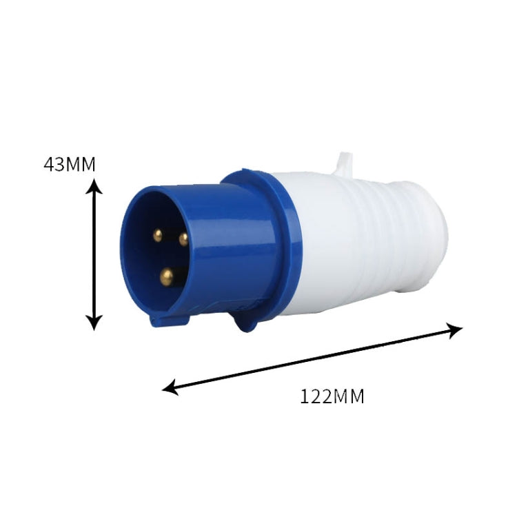 Industrial Plug IP44 Waterproof Aviation Connection Plug, Style: Reluova