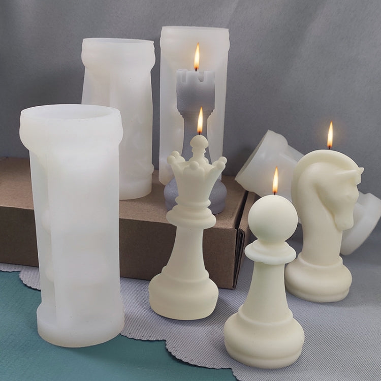 2 PCS Chess Aromatherapy Candle Silicone Mold Crystal Epoxy Mold-Reluova