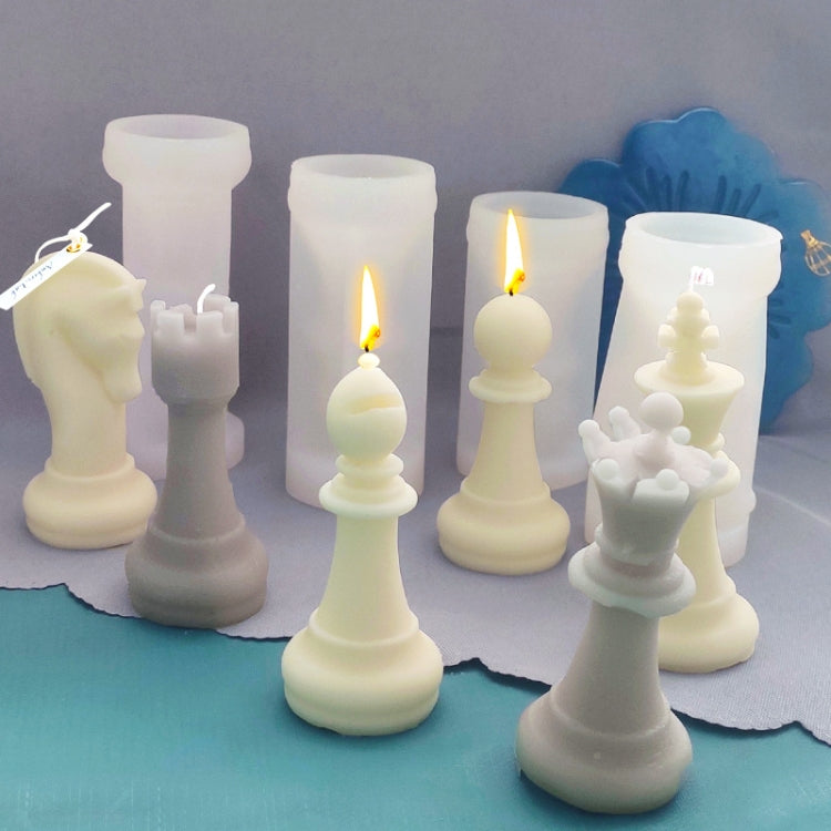 2 PCS Chess Aromatherapy Candle Silicone Mold Crystal Epoxy Mold-Reluova