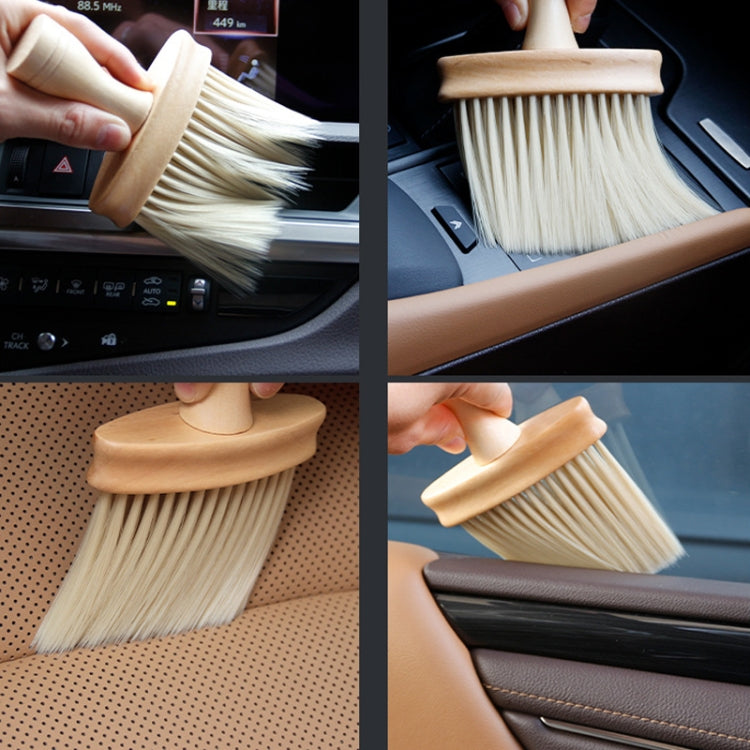 3 PCS Car Air Conditioning Vent Cleaning Brush Interior Cleaning Detail Brush-Reluova