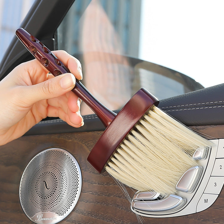 Wood Lengthening Handle Dust Brush Car Vent Internal Decoration Soft Brush