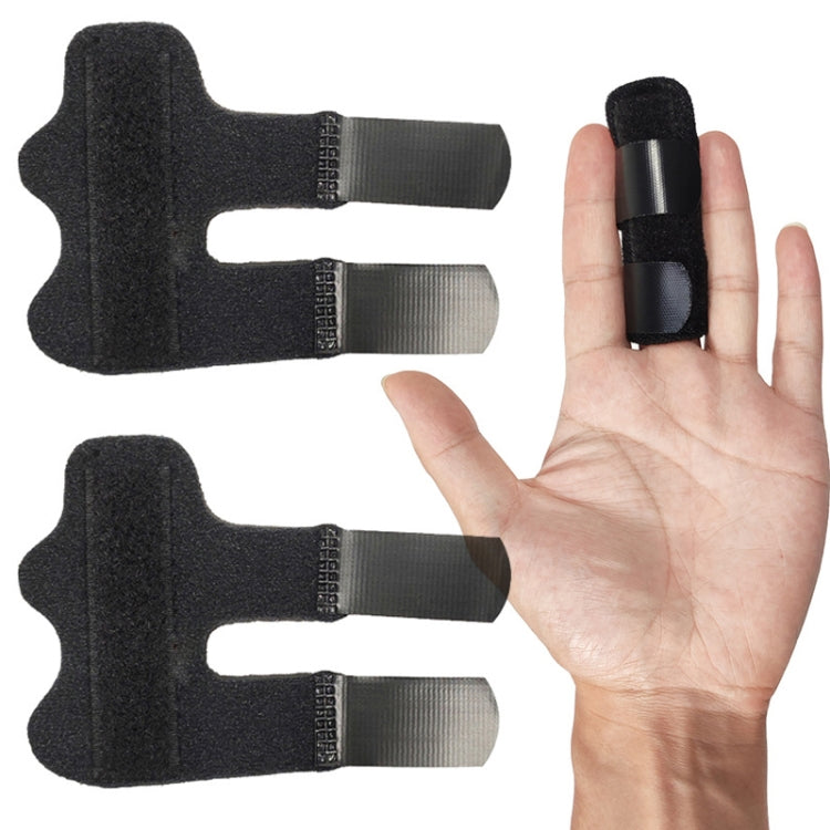 2 PCS Basketball Sprain Protection Fixed Splint Finger Cover