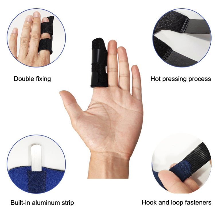 2 PCS Basketball Sprain Protection Fixed Splint Finger Cover