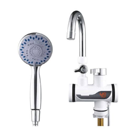 Kitchen Hot and Cold Dual-use Instant Faucets EU Plug, Style: Reluova