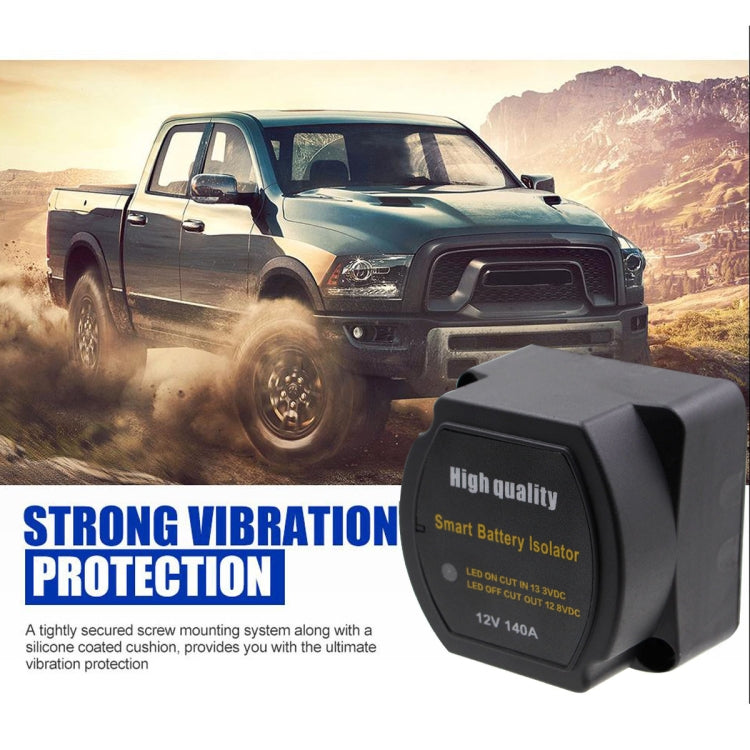 12V 140A Route Yacht Off-Road Car Beach Car Double Battery System Voltage Sensitive Relay