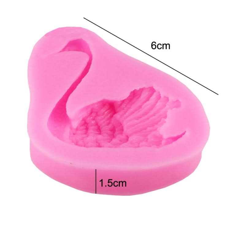 2 PCS Swan Baking Silicone Mould Cake Decorating Mould-Reluova