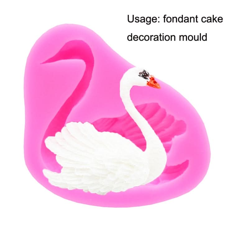 2 PCS Swan Baking Silicone Mould Cake Decorating Mould-Reluova