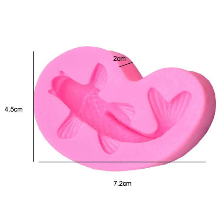 2 PCS Goldfish Baking Fondant Silicone Mold Cake Decorating-Reluova