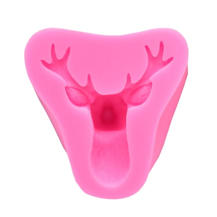 Deer Head Silicone Fondant Cake Mold Reluova