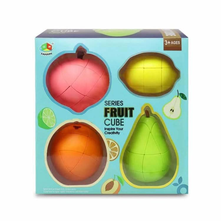 FanXin Fruit 3x3x3 Magic Cube  Educational  Cube Toys for Children,Style: Reluova