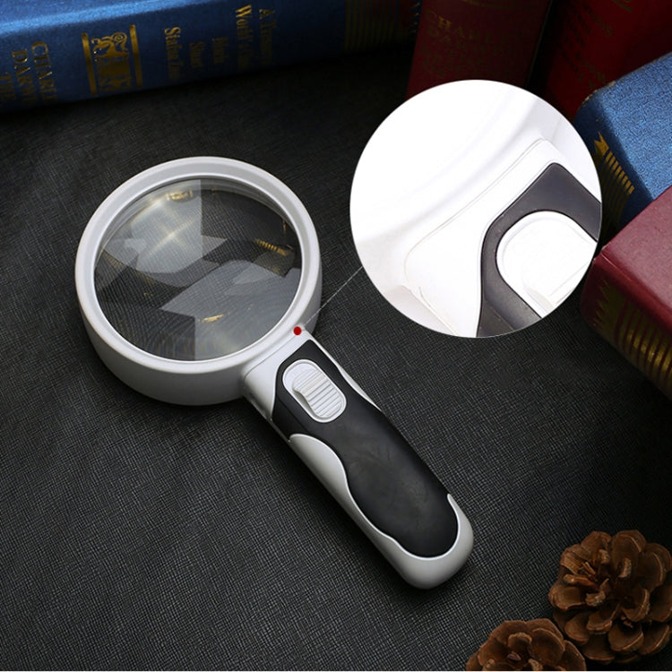 77350B Hand-Held With LED Light Reading Repair 10 Times Magnifier Reluova