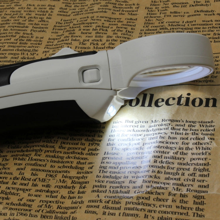 77350B Hand-Held With LED Light Reading Repair 10 Times Magnifier