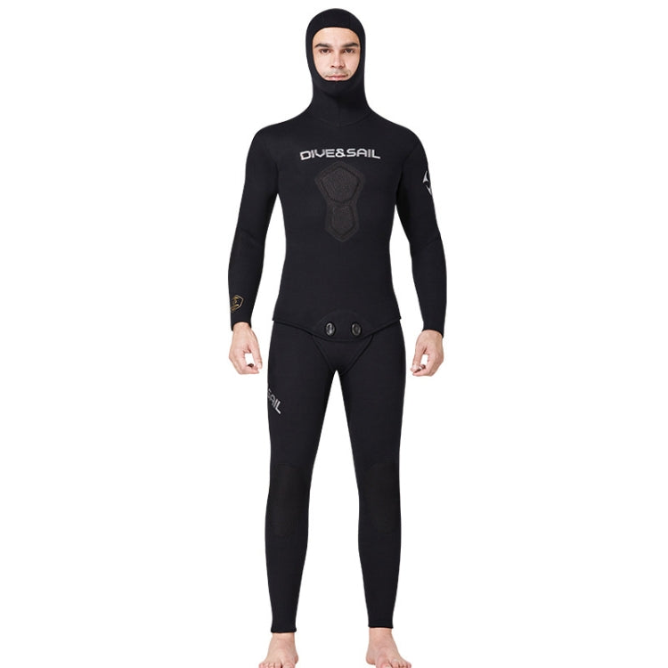 DIVE & SAIL 7mm Split Thick And Keep Warm Long Sleeves Hooded Diving Suit