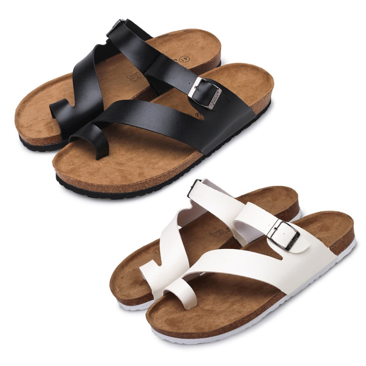 Couple Cork Slippers Men Summer Flip-flops Beach Sandals