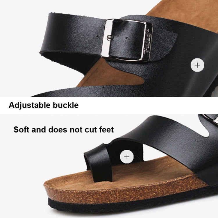 Couple Cork Slippers Men Summer Flip-flops Beach Sandals