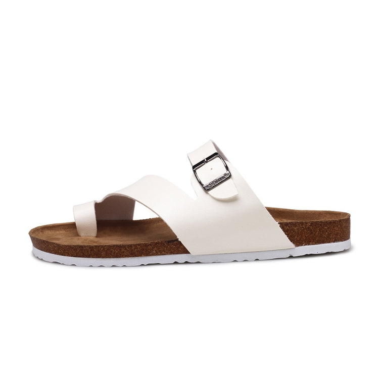 Couple Cork Slippers Men Summer Flip-flops Beach Sandals Reluova