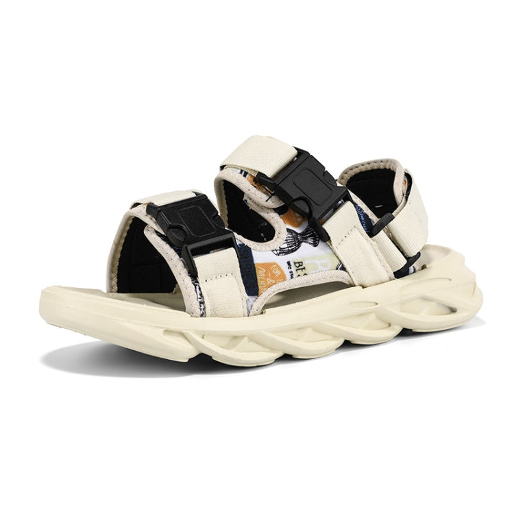 Casual Open Toe Breathable Beach Slippers Beach Sandals For Men Reluova