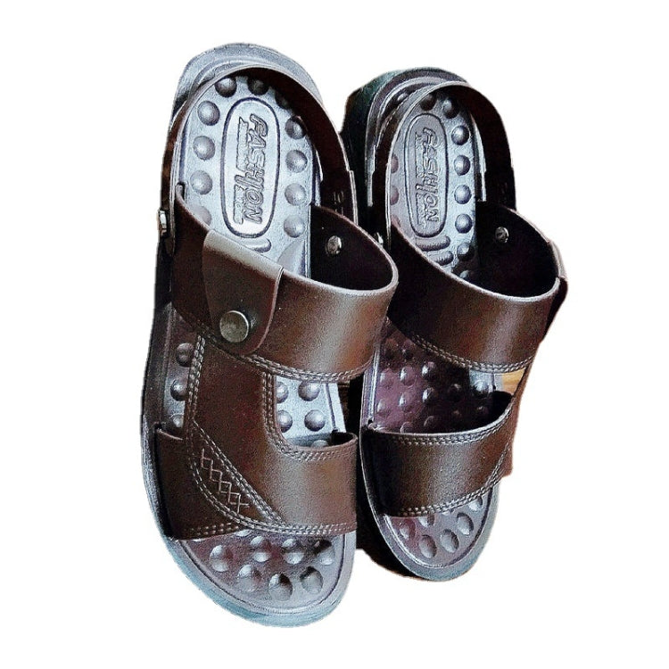 Non-slip Outer Wear Dual-use Sandals Slippers Men Casual Beach Shoes Reluova