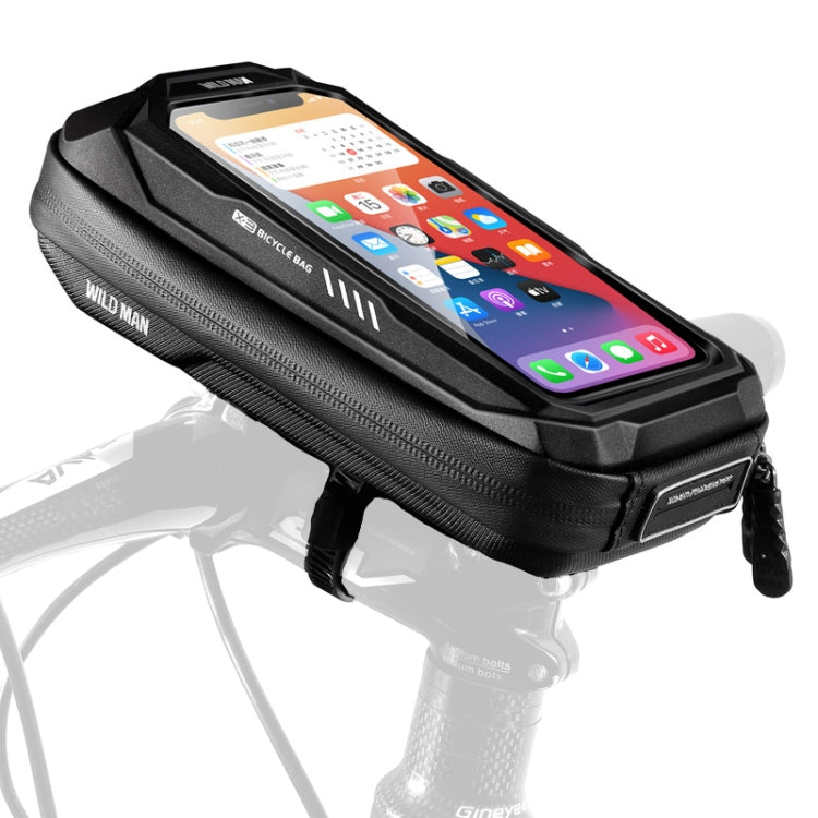 WILD MAN X3 0.5L EVA Hard Shell Bicycle Touch Screen Phone Bag Reluova