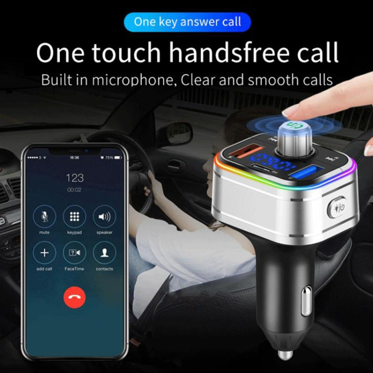 PD3.0 Fast Charge Car Bluetooth MP3 Hands-Free Player Car FM Transmitter ÎҵÄÉ̵ê