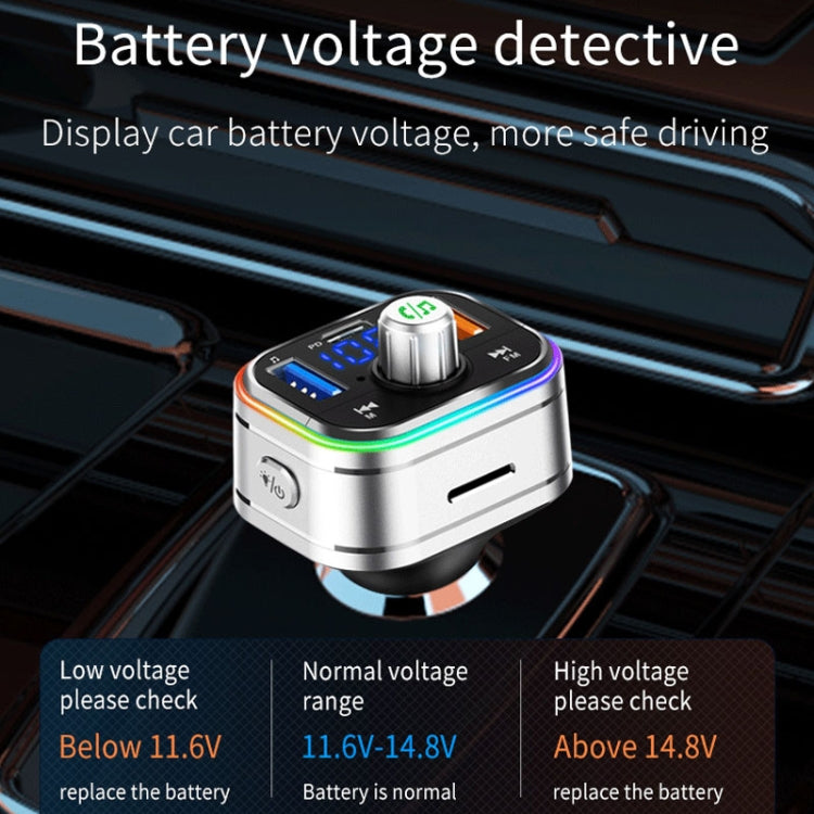 PD3.0 Fast Charge Car Bluetooth MP3 Hands-Free Player Car FM Transmitter ÎҵÄÉ̵ê