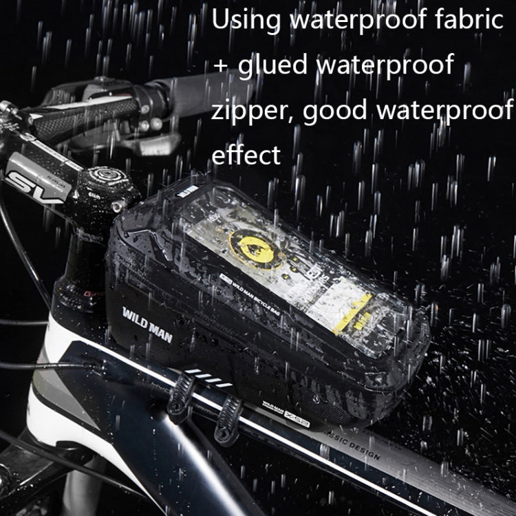 WILD MAN XS2 1L EVA Hard Shell Cycling Rainproof Bicycle Bag