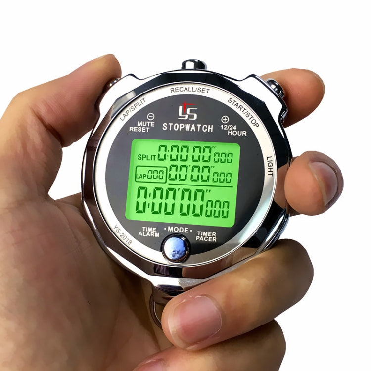 YS Running Training Stopwatch Timer Metal Luminous Stopwatch, Style: Reluova