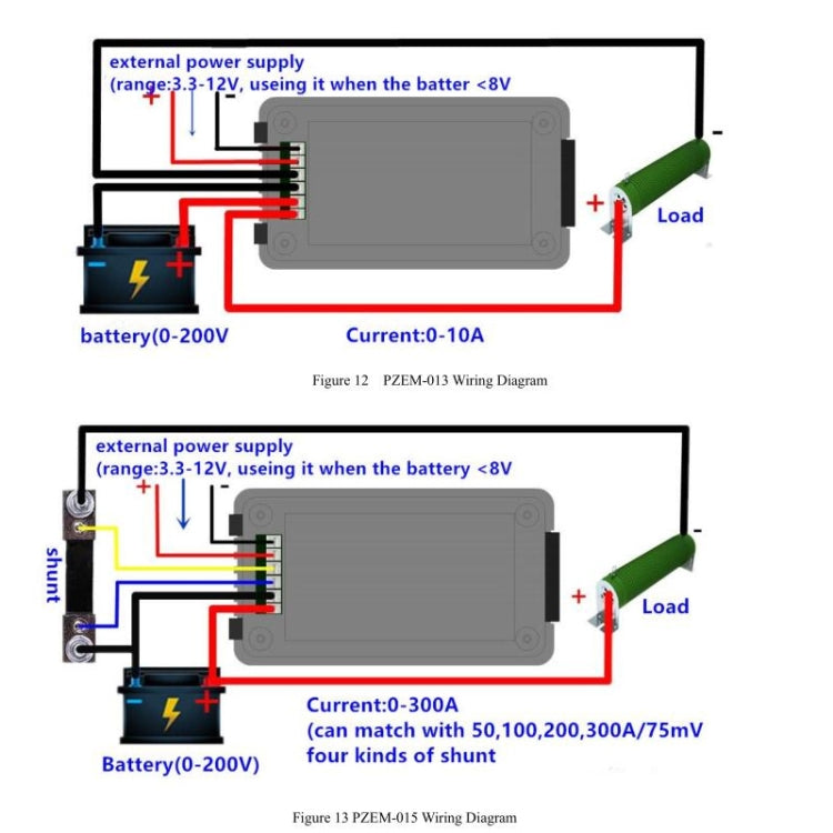 DC 0-200V Voltage Current Battery Tester