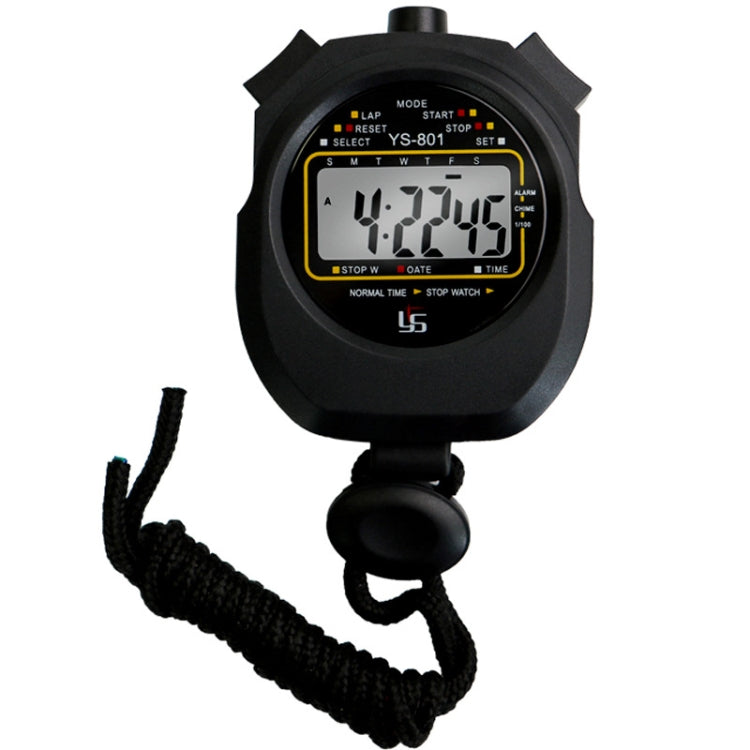 YS Large Screen Exercise Referee Stopwatch Timer Fitness Running Basketball Code Table