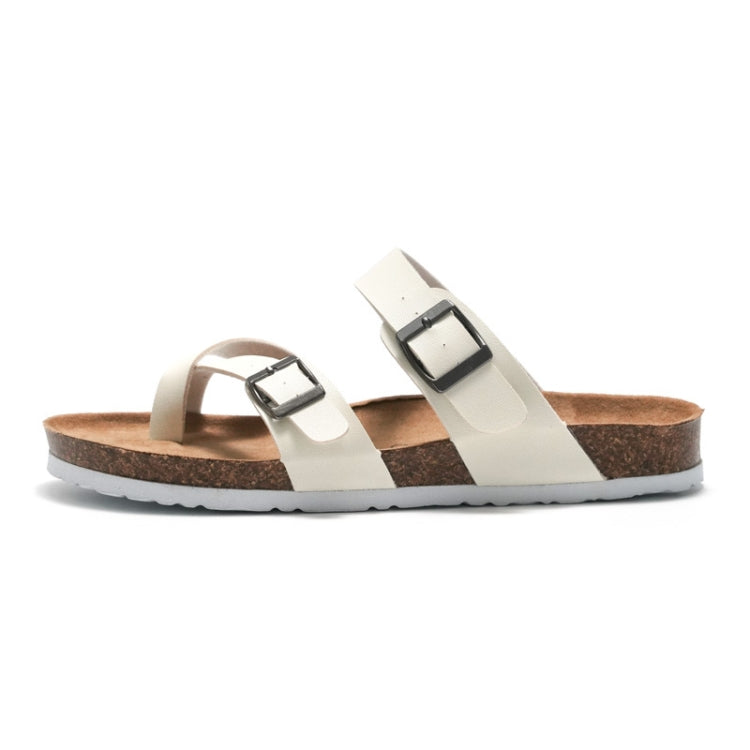 Ruizu Couple Cork Slippers Beach Shoes Flip Flops, Series 2