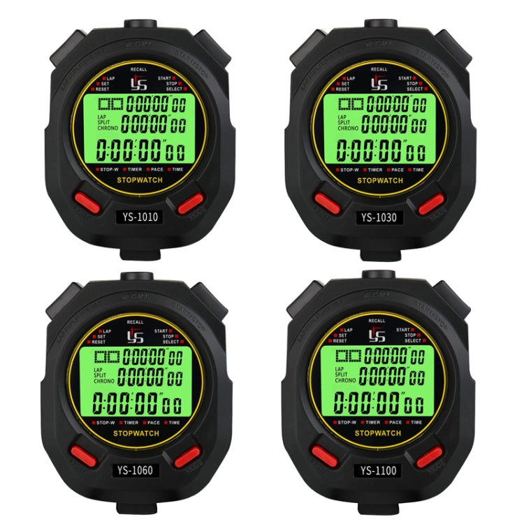 YS 3 Rows Display Luminous Stopwatch Timer Training Referee Stopwatch, Style: Reluova