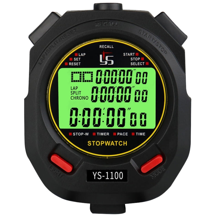 YS 3 Rows Display Luminous Stopwatch Timer Training Referee Stopwatch, Style: Reluova