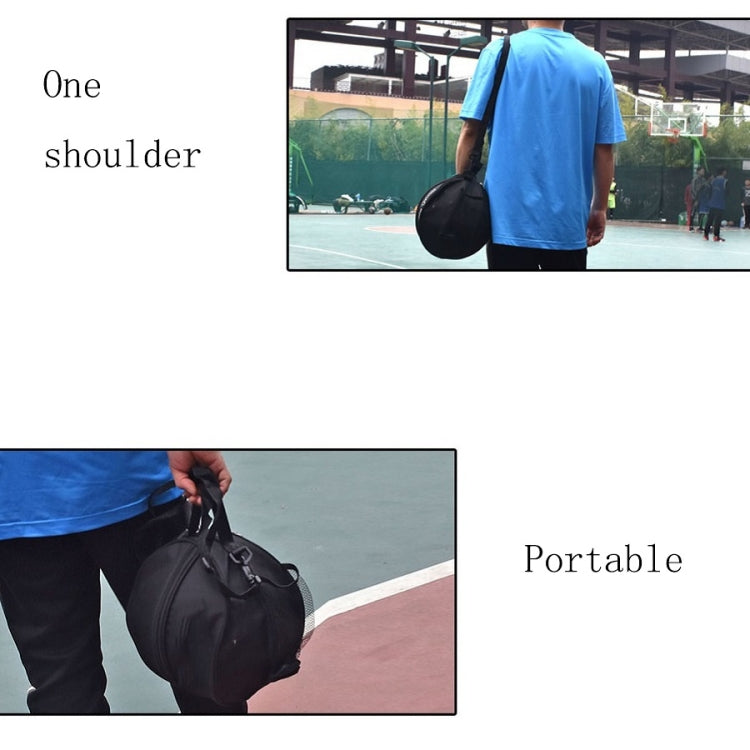 One-shoulder Two-way Opening Zipper Basketball Volleyball Football Bag Sports Ball Bag Reluova