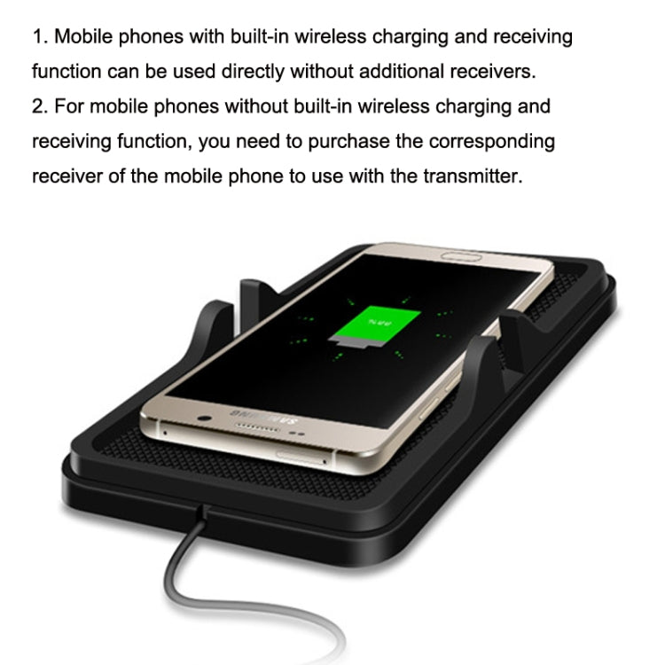 C6 15W 2 In 1 Multi-Function Car Wireless Charger Anti-Slip Launching Pad ÎҵÄÉ̵ê