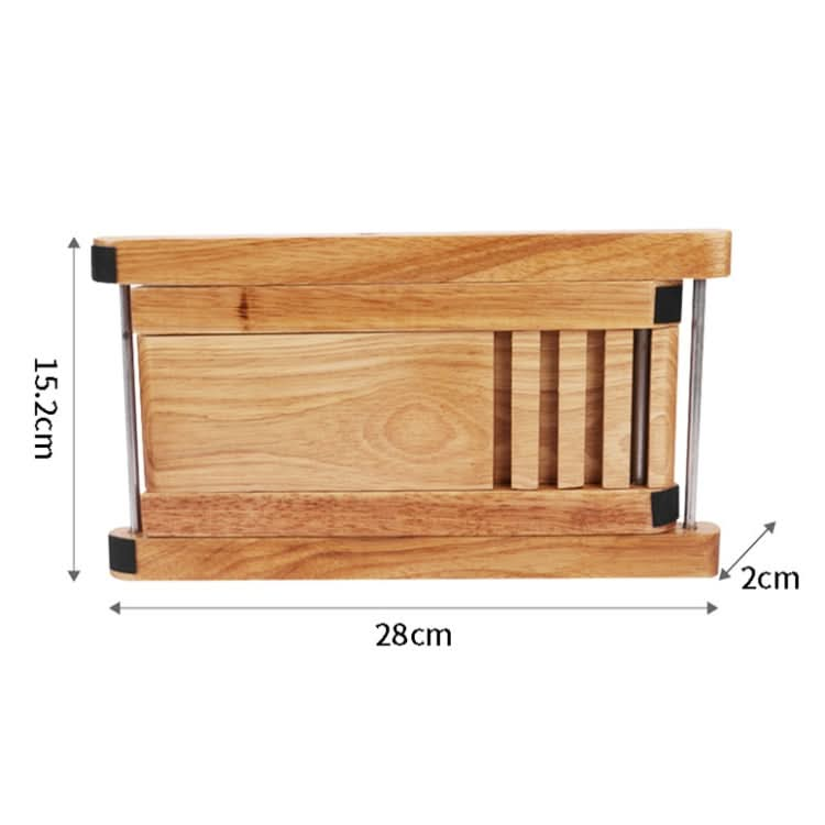 MA011 Wooden Foldable 4-speed Adjustable Pedal Reluova