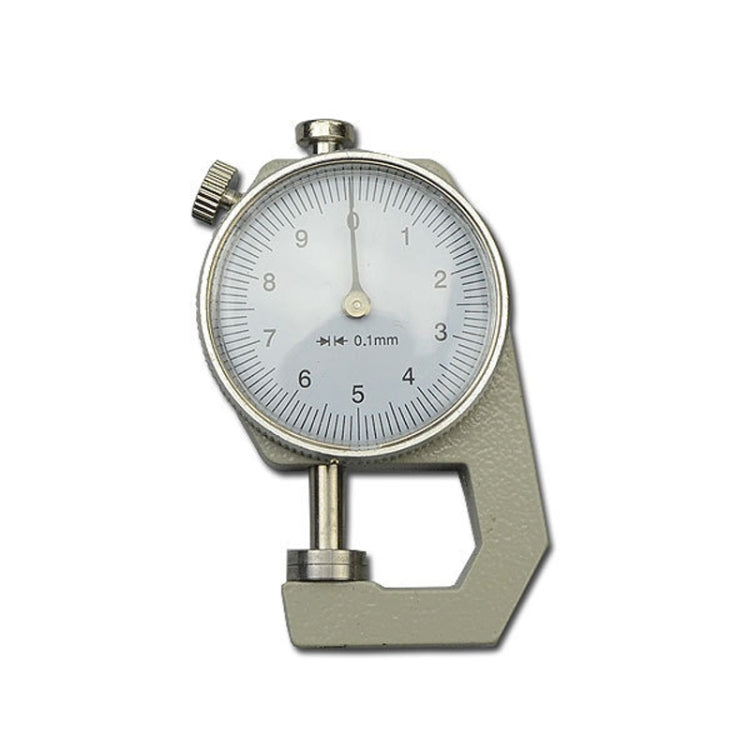 0-10mm Dial Thickness Gauge Leather Paper Thickness Meter Tester