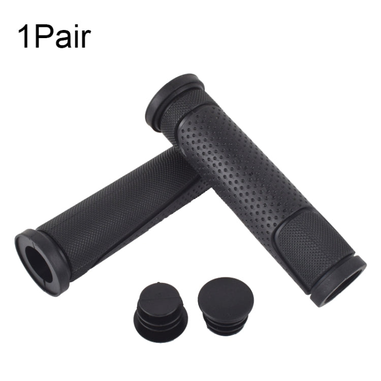 1 Pair FMFXTR Bicycle Grips Mountain Bike Non-Slip Rubber Grips, Style: Double Color Half Pass