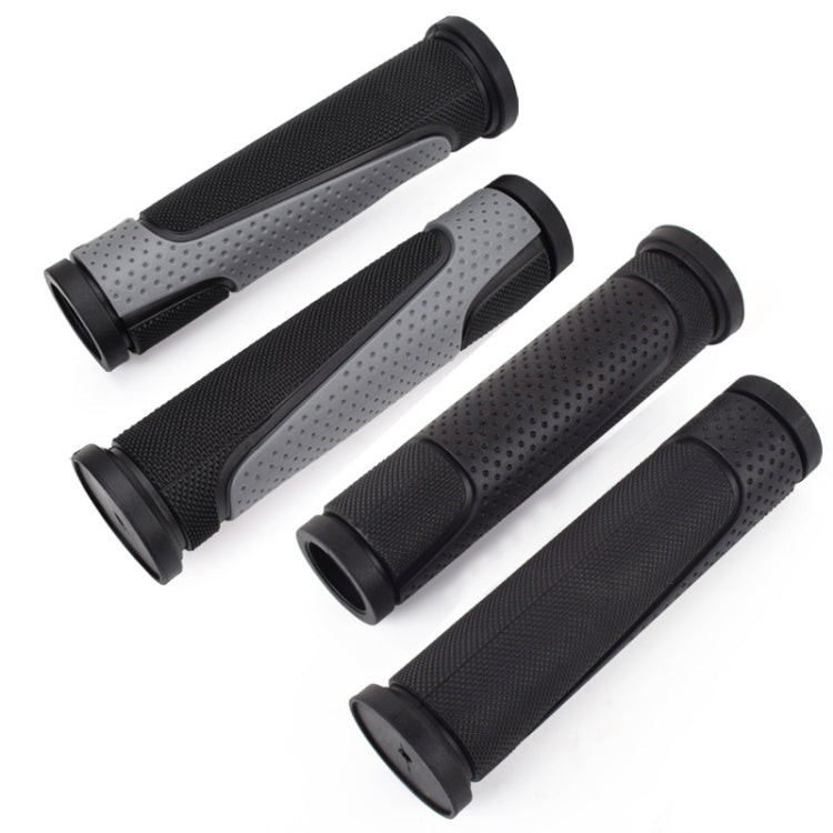 1 Pair FMFXTR Bicycle Grips Mountain Bike Non-Slip Rubber Grips, Style: Double Color Half Pass