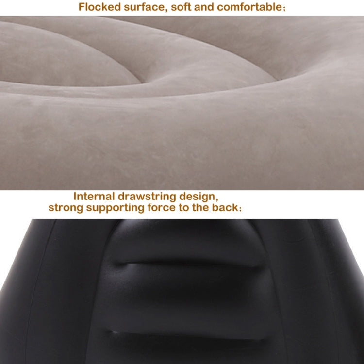 Lunch Break Inflatable Lazy Sofa, Bottom Color Random Delivery, Style: My Store