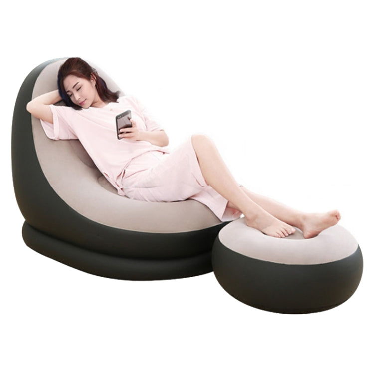 Lunch Break Inflatable Lazy Sofa, Bottom Color Random Delivery, Style: My Store