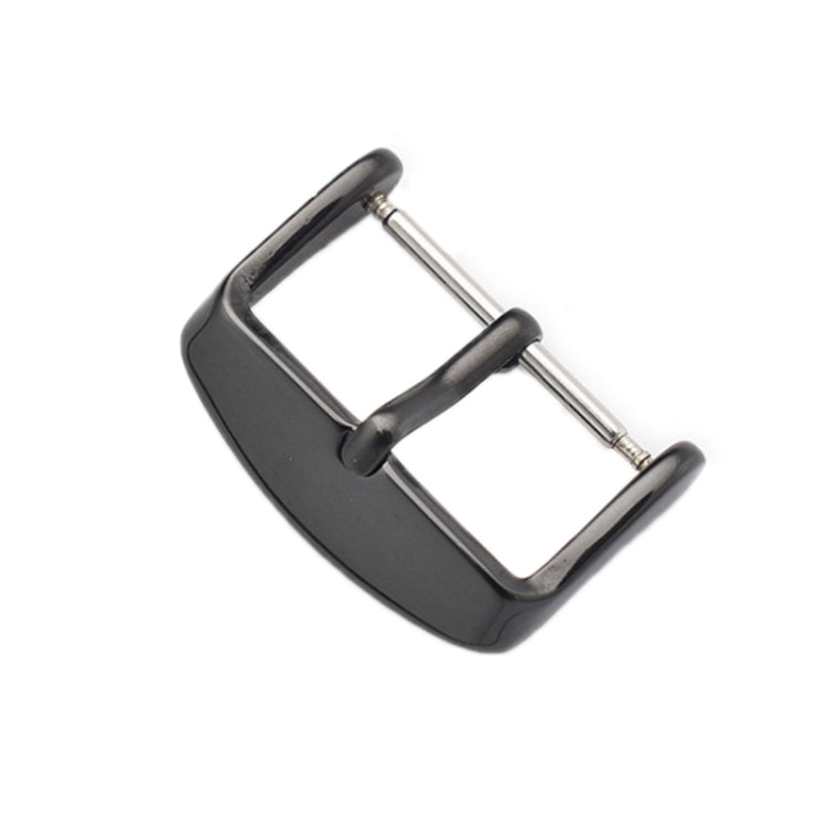 5pcs IP Plated Stainless Steel Pin Buckle Watch Accessories, Color: Silver 12mm Reluova