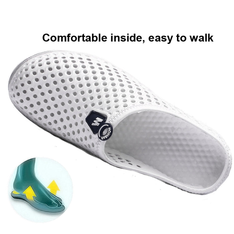 X902 Summer Beach Shoes Non-Slip Flip Llops Couple Slippers Men Hole Shoes Reluova